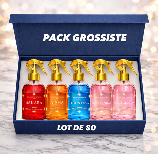 Lot de 80 spray textile – Collection étoilée (3€ l’unité)